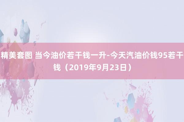 精美套图 当今油价若干钱一升-今天汽油价钱95若干钱（2019年9月23日）