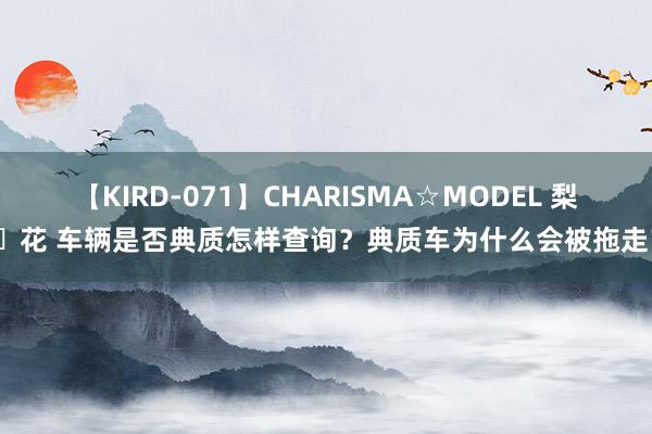 【KIRD-071】CHARISMA☆MODEL 梨々花 车辆是否典质怎样查询？典质车为什么会被拖走？