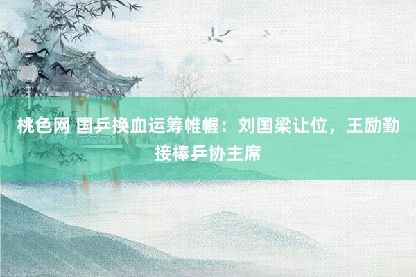 桃色网 国乒换血运筹帷幄：刘国梁让位，王励勤接棒乒协主席